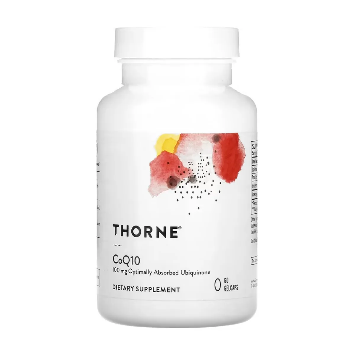 Коэнзим Q10 Thorne 60 капсул без глютена для сердца и мозга