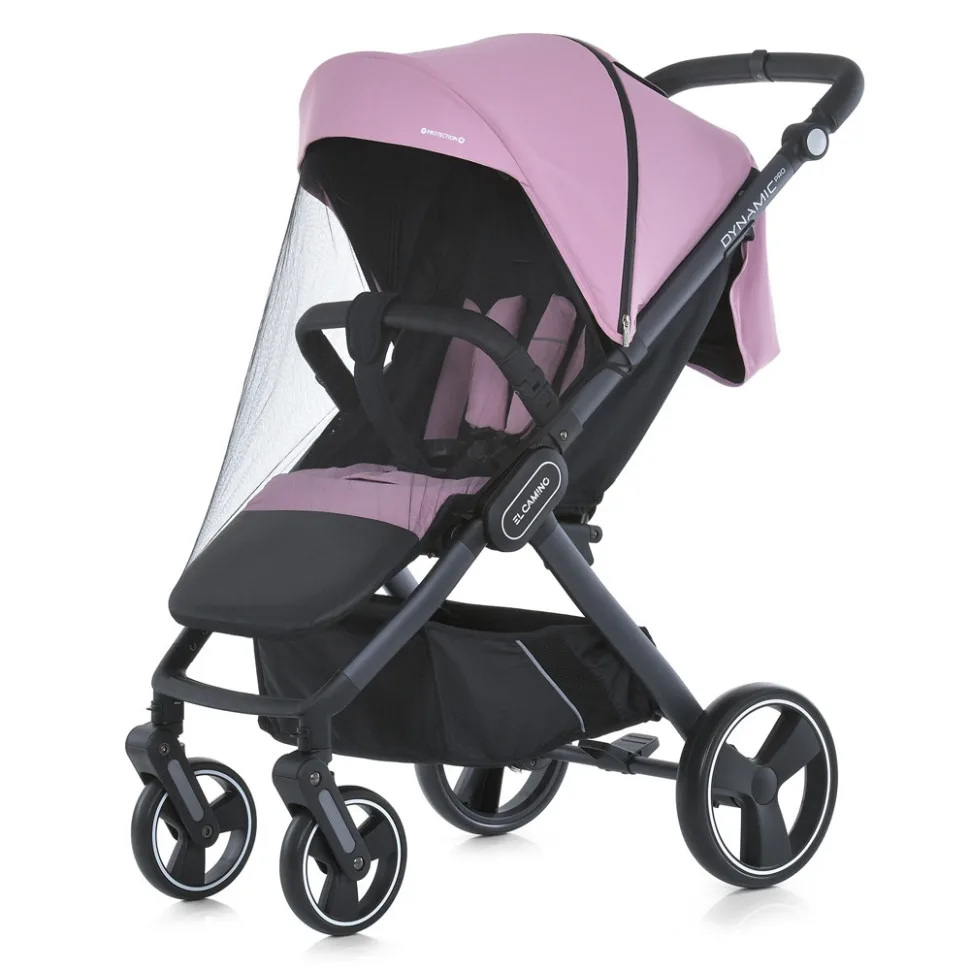 Коляска прогулянкова DYNAMIC PRO ME 1053-3 легка 11,15 кг комбінований рожевий 66х21,5х47 см