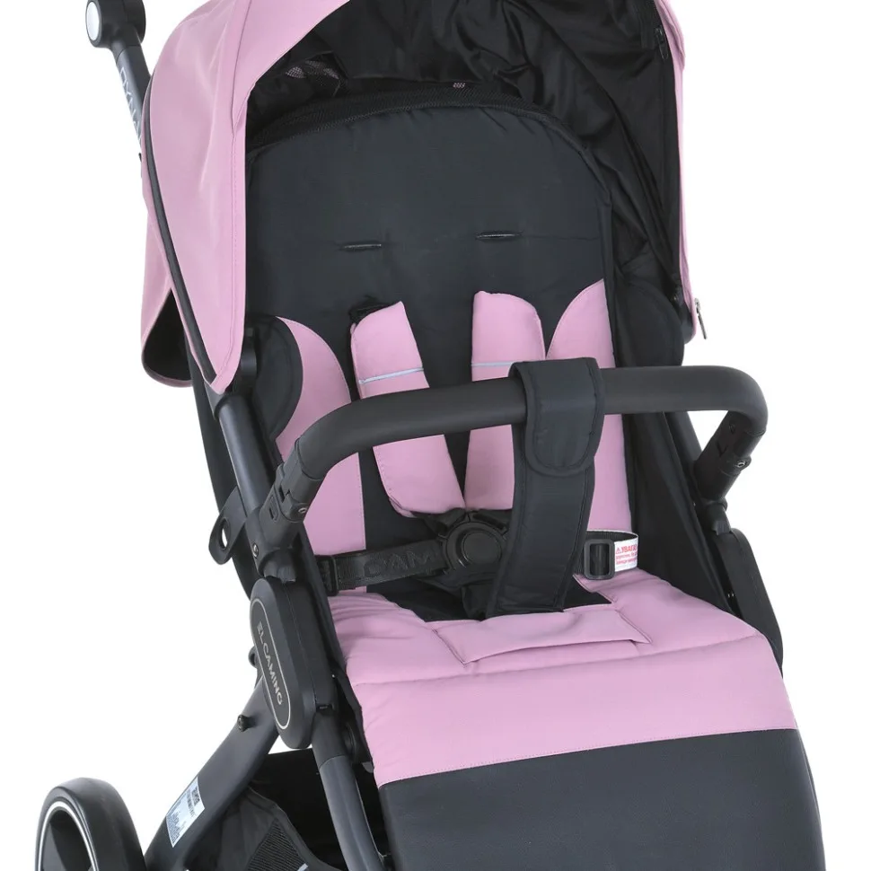 Коляска прогулянкова DYNAMIC PRO ME 1053-3 легка 11,15 кг комбінований рожевий 66х21,5х47 см