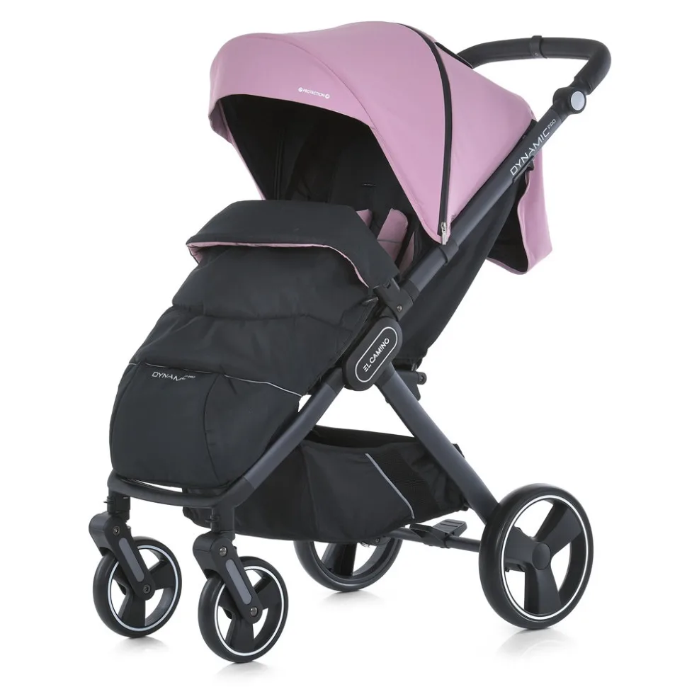 Коляска прогулянкова DYNAMIC PRO ME 1053-3 легка 11,15 кг комбінований рожевий 66х21,5х47 см
