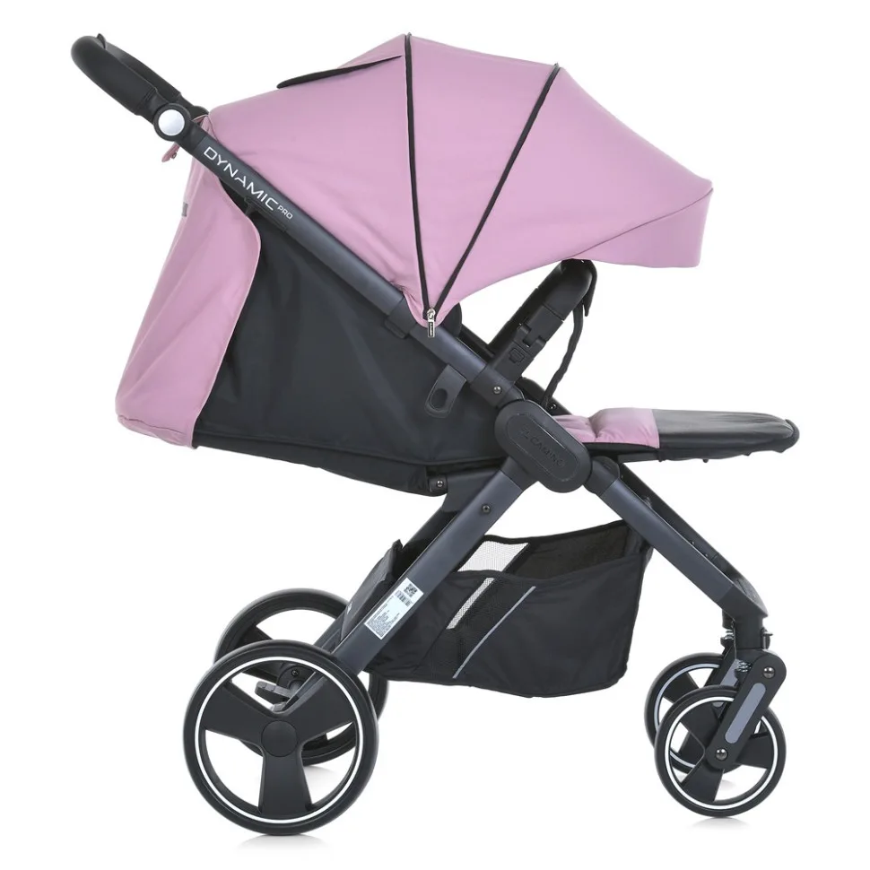 Коляска прогулянкова DYNAMIC PRO ME 1053-3 легка 11,15 кг комбінований рожевий 66х21,5х47 см