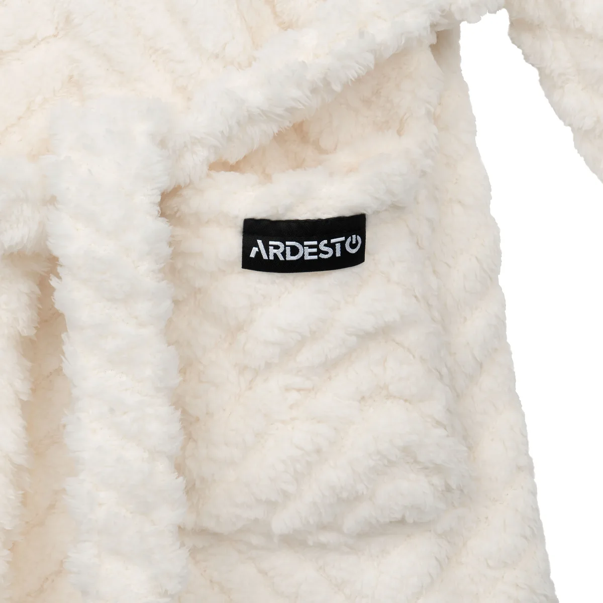 Халат жіночий ARDESTO 100% поліестер L/XL білий