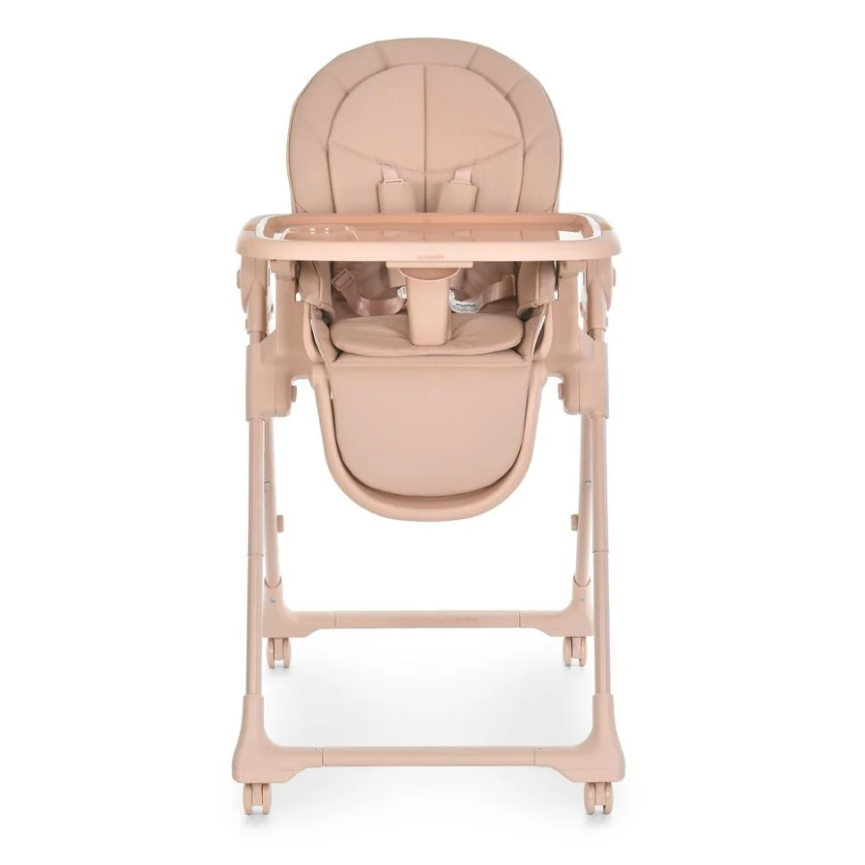 Детский стульчик для кормления CRYSTAL ME экокожа 86х58х111 см Nude Pink