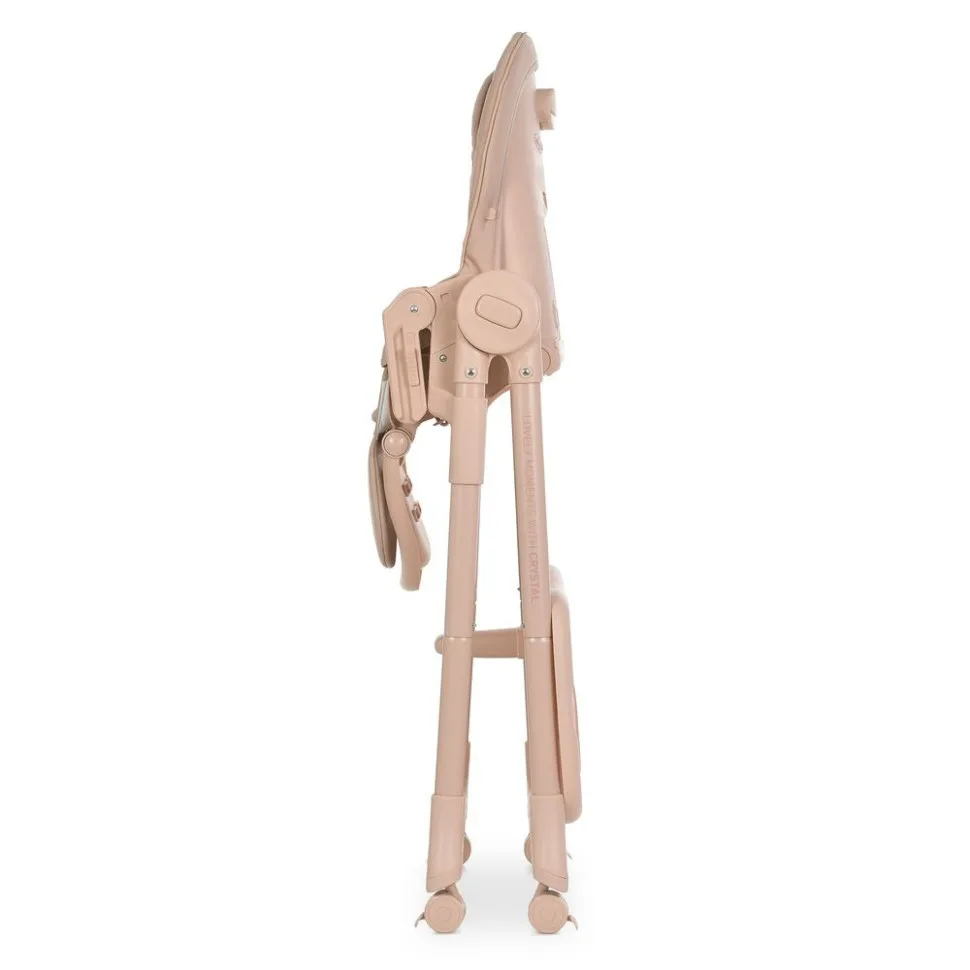 Детский стульчик для кормления CRYSTAL ME экокожа 86х58х111 см Nude Pink