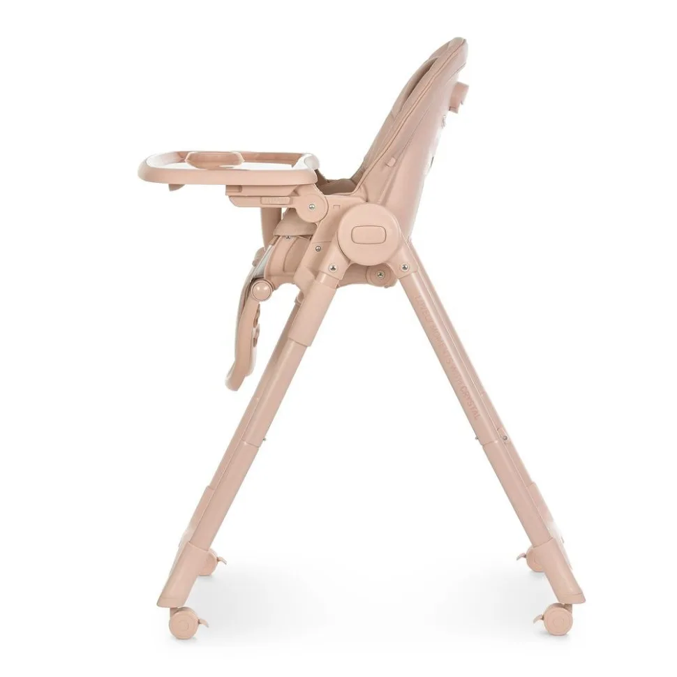 Детский стульчик для кормления CRYSTAL ME экокожа 86х58х111 см Nude Pink