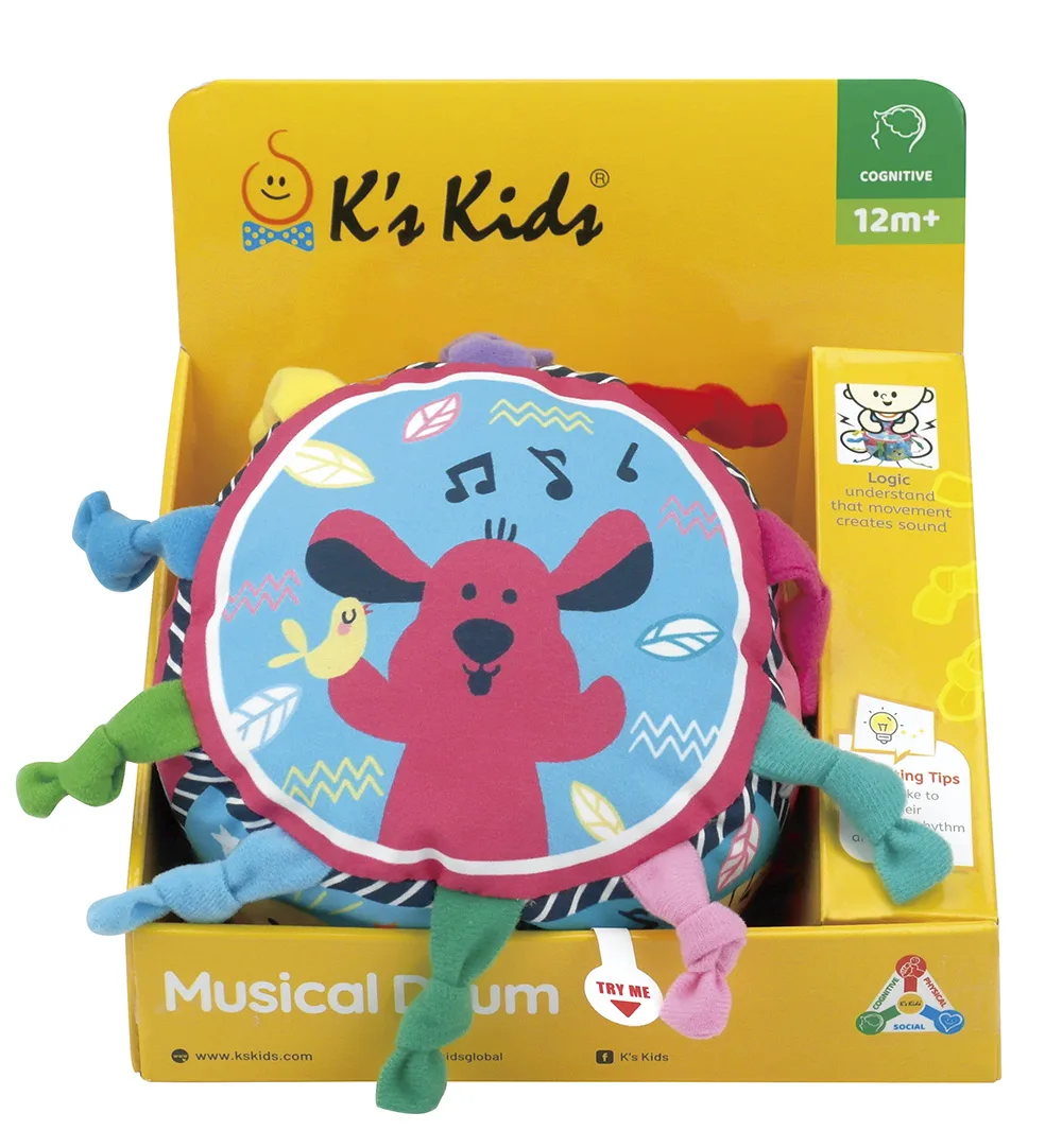 Іграшка Ks Kids Барабан музичний ABS пластик 15х9 см