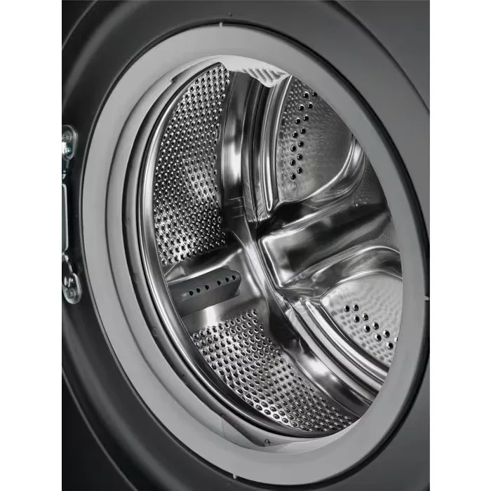 Пральна машина Electrolux фронтальна 6кг інверторна компактна для прання одягу темно-срібляста