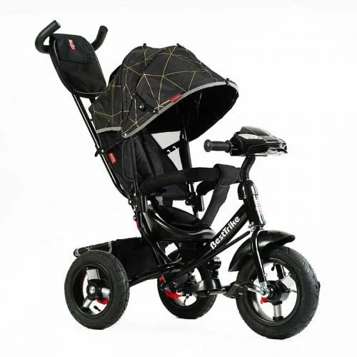 Велосипед Best Trike з надувними колесами 29см та 26см для дітей з USB фарою та пультом управління.