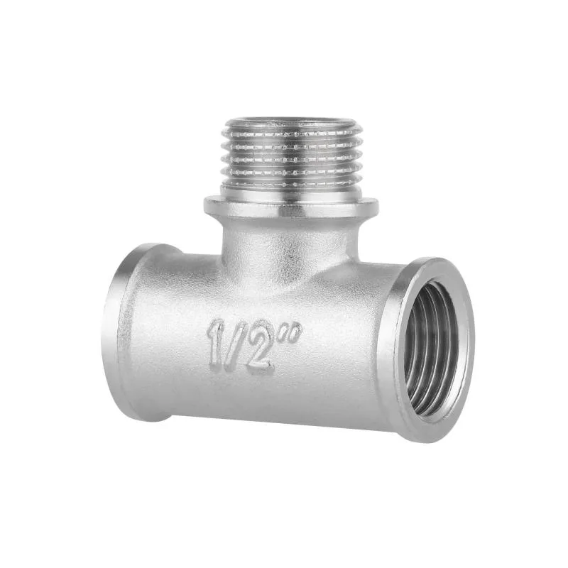 Трійник 1/2" ВНВ латунь нікельований Thermo Alliance Forte