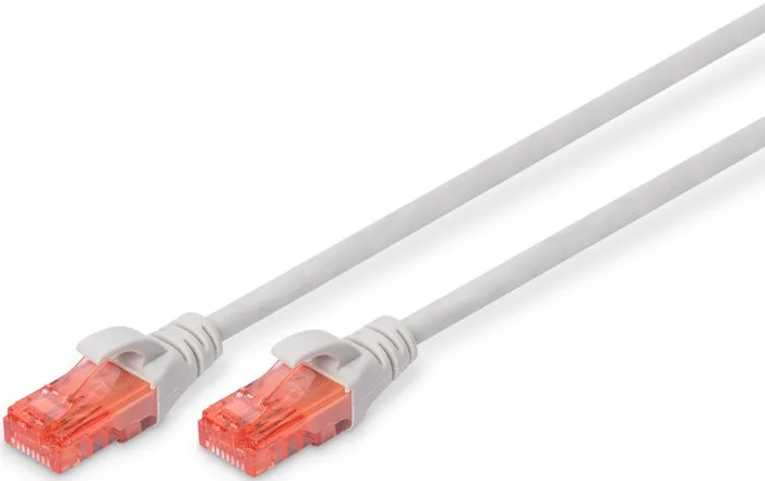 Патч-корд DIGITUS CAT 6 UTP, 20м, AWG 26/7, Cu, LSZH, сірий