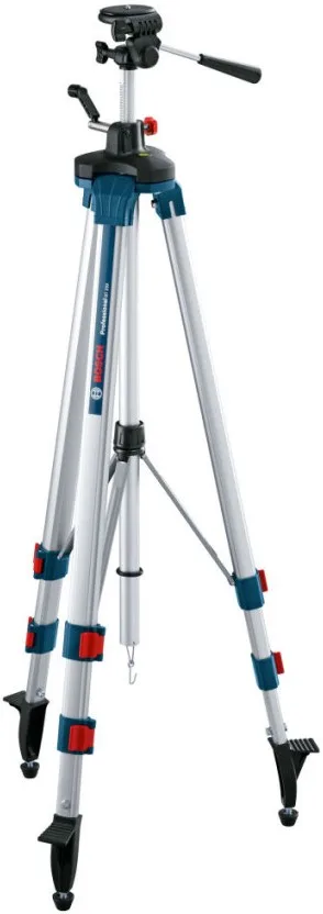 Штатив Bosch Professional BT250 для оптичних нівелірів, 1/4 дюйма, висота 97.5-250 см, вага 3.4 кг.