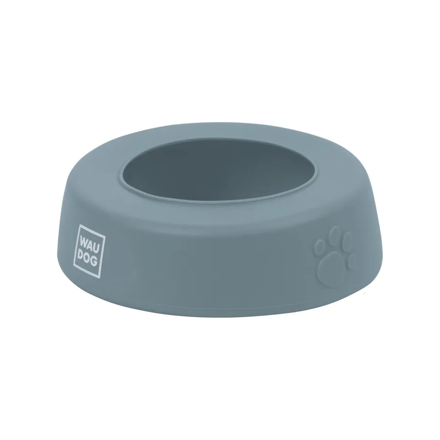 Миска WAUDOG Silicone 750 мл силіконова сірий діаметр 155 мм