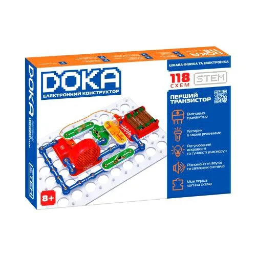 Електронний конструктор DOKA 118 для дітей.