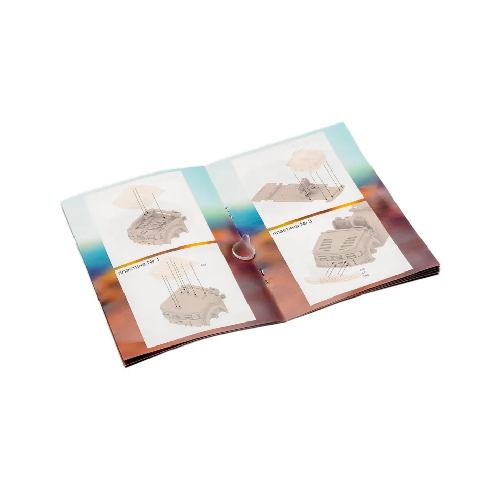 Дерев'яний 3D конструктор PuzzleOK ХДФ 212 деталей Пікап