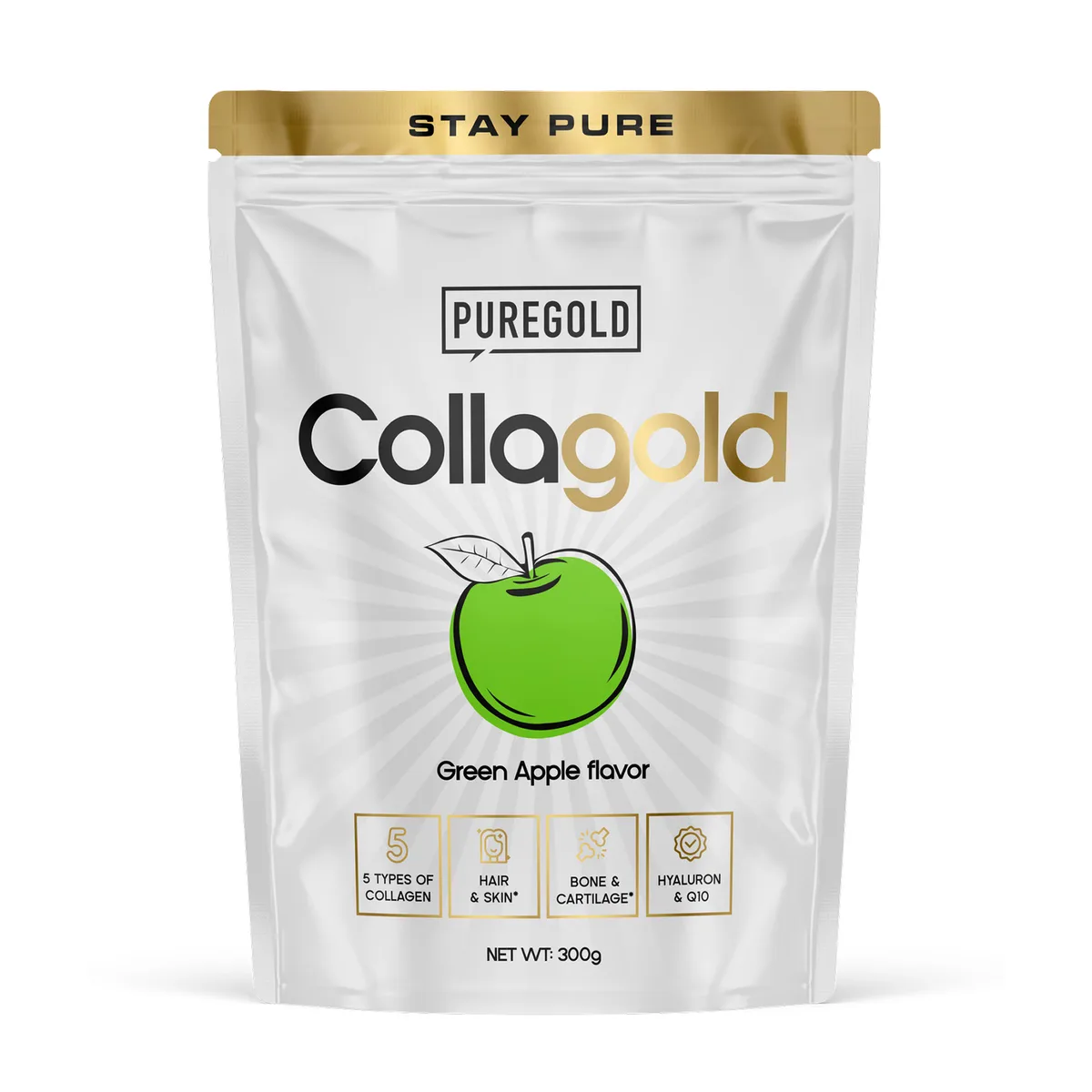 Порошок Pure Gold CollaGold 300 г Яловичина та риба Смак груші
