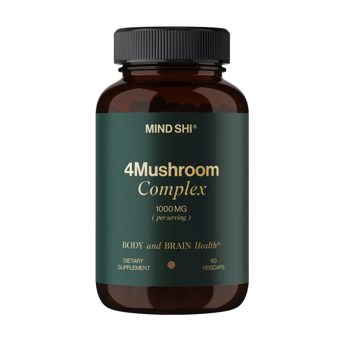 4Mushroom Complex Mind Shi 1000 мг 60 веганських капсул