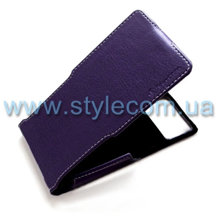 Чохол фліп Status шкірозамінник 5,2'' фіолетовий