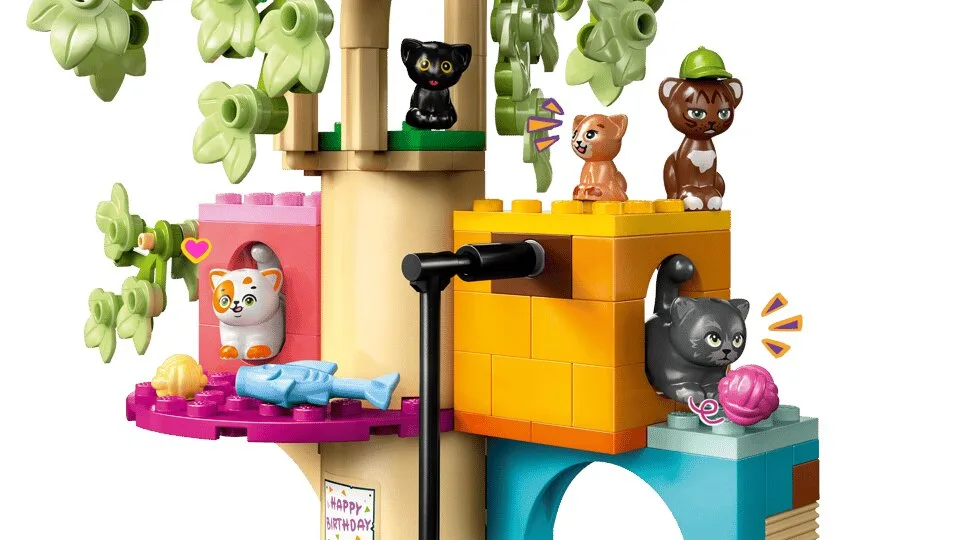 Конструктор LEGO Friends 42666 6+ різнокольоровий будинок на дереві та коти