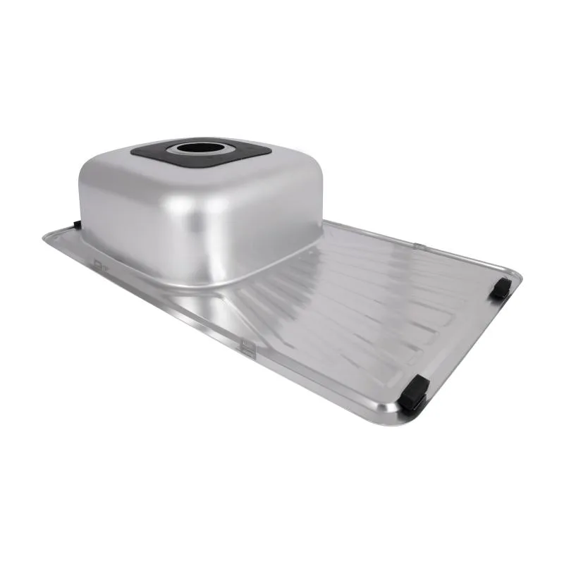 Кухонная мойка Brinex 7848 0,8 мм Satin 800х500 мм нержавеющая сталь