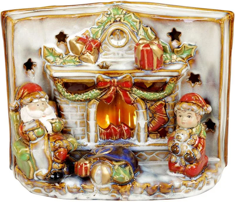 Керамічна книга Merry Christmas з LED підсвіткою 24х12,5х18 см