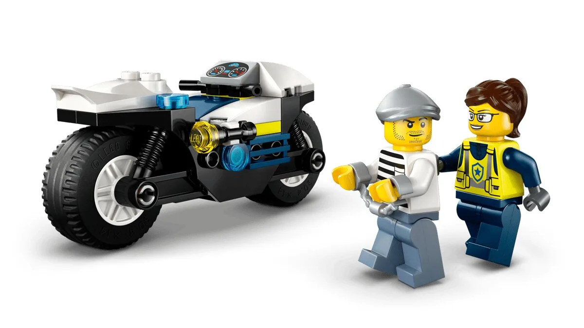 Конструктор LEGO City Мотоцикл Пластик 4+ Червоний