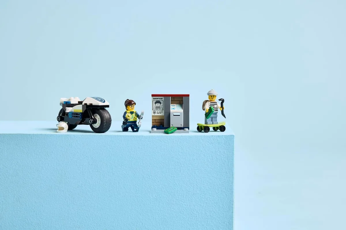 Конструктор LEGO City Мотоцикл Пластик 4+ Червоний