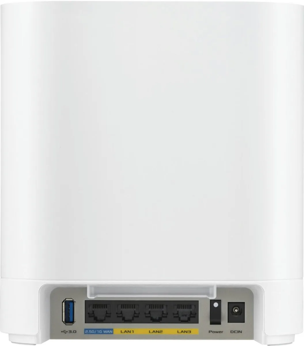 Система WiFi-Mesh ASUS ExpertWiFi EBM68 AX7800, 3xGE LAN, 1x2.5GE WAN, 1xUSB3.2, 1мод, білий