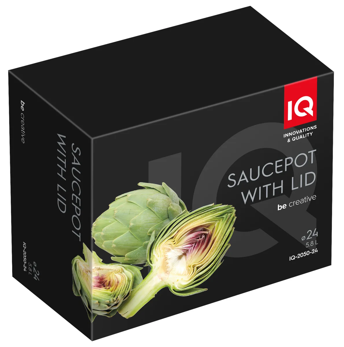 Кастрюля IQ Нержавеющая сталь 5,8 л 24 см