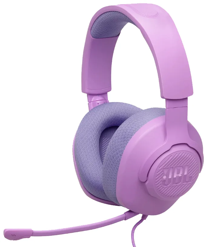 Наушники JBL проводные полноразмерные пластиковые 220 г фиолетовые.