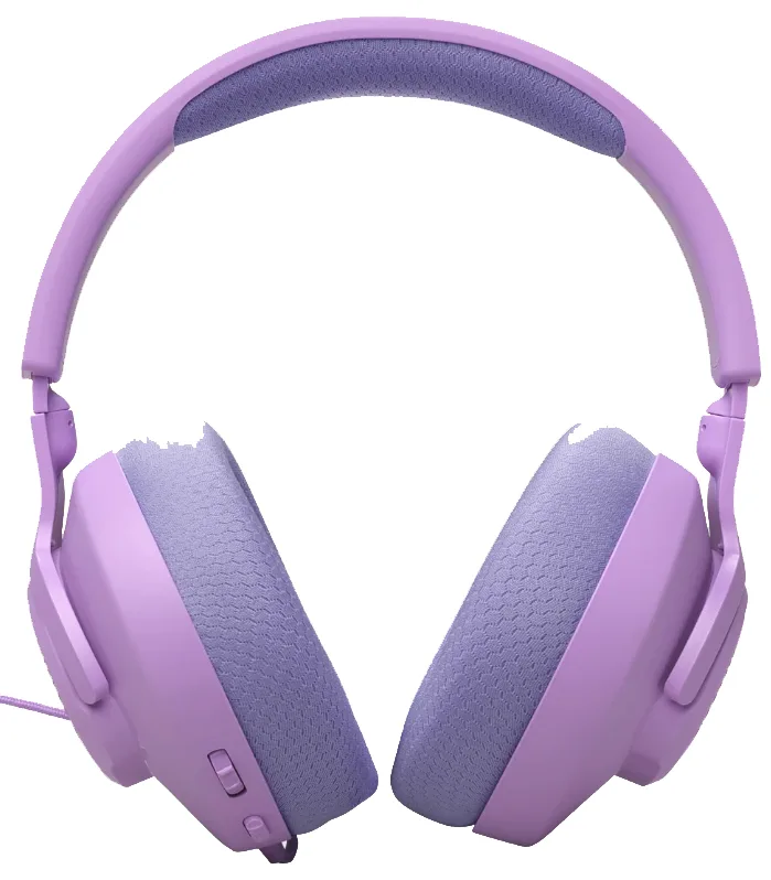 Наушники JBL проводные полноразмерные пластиковые 220 г фиолетовые.