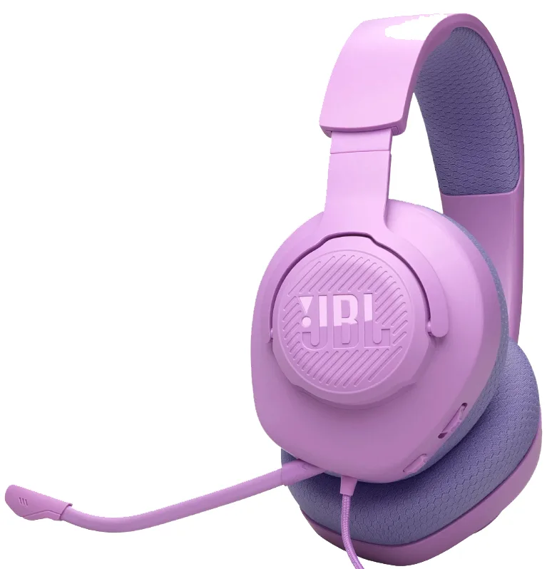 Наушники JBL проводные полноразмерные пластиковые 220 г фиолетовые.