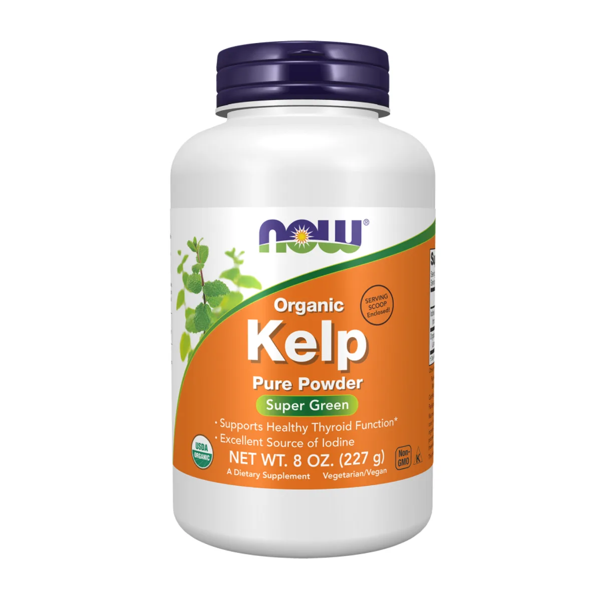 Kelp Powder Organic Now Foods 227g Пищевая добавка Вегетарианская