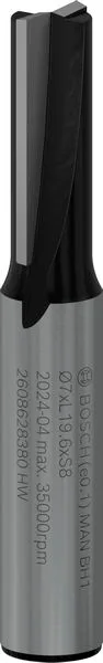 Фреза пазова Bosch Professional з двома лезами Std S8 D7 L20.