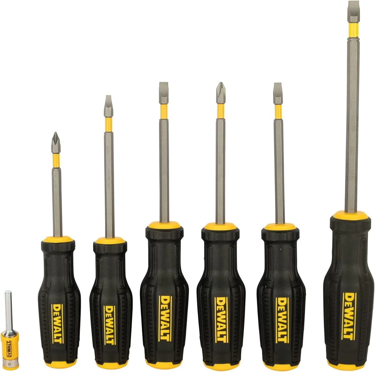Набір викруток DeWALT TOUGHSERIES MAX FIT, SL, PH, 6 штук.