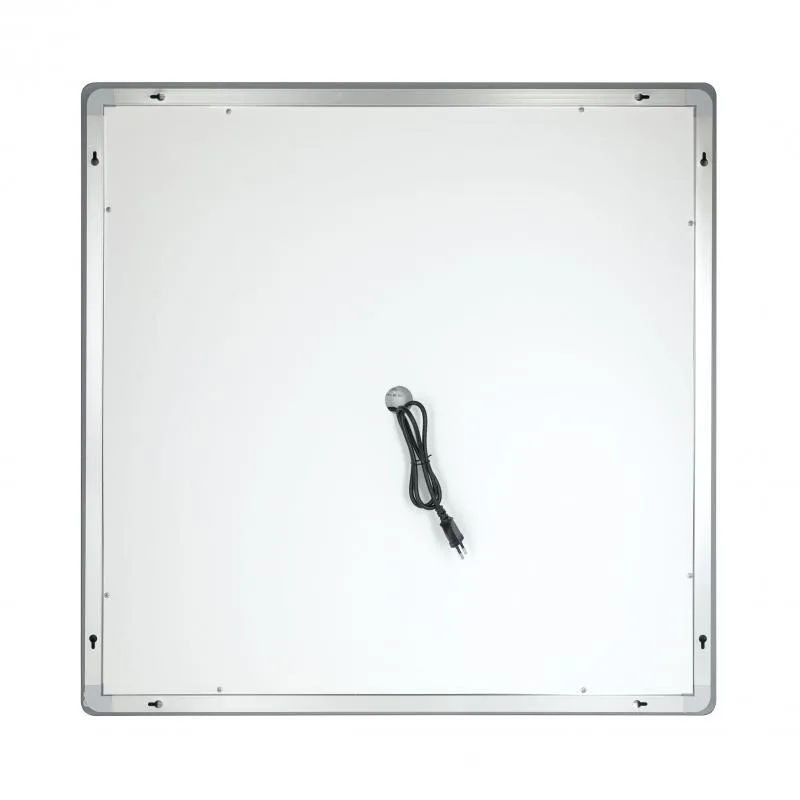Дзеркало настінне Qtap Mideya 800x800 мм з LED-підсвічуванням Touch антизапотіванням алюміній