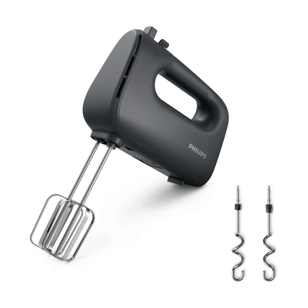 Ручний міксер Philips 5000 серії, 400 Вт, 4 насадки, чорний.