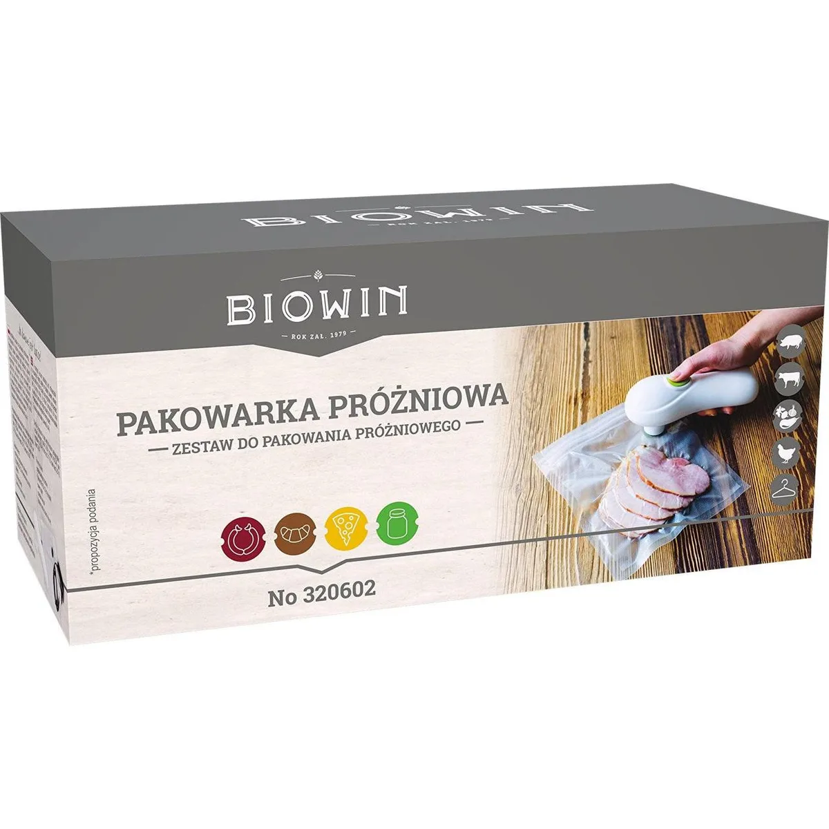 Вакууматор электрический Browin пластиковый 20x22 см 5 пакетов