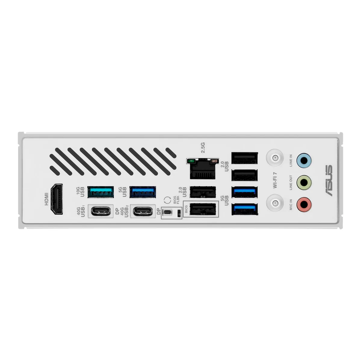Материнcька плата ASUS X870 MAX GAMING WIFI7 W sAM5 X870 4xDDR5 M.2 HDMI USB Type-C Wi-Fi BT ATX білий