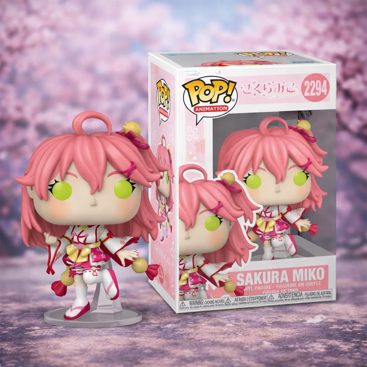 Ігрова фігурка Funko POP! вінілова 9,3 см Hololive Сакура Міко
