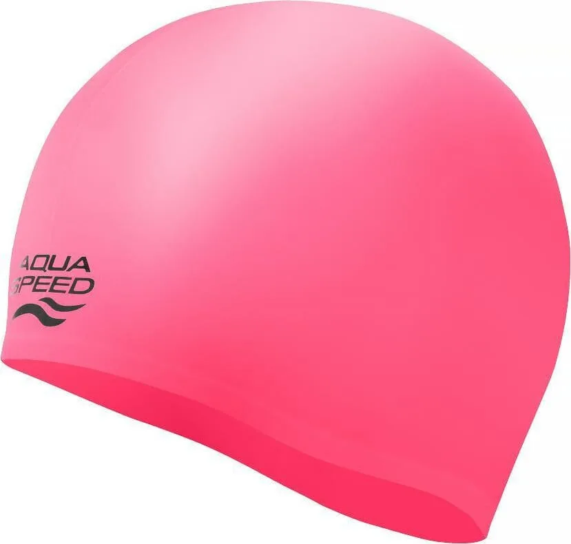 Шапка для плавання Aqua Speed силіконова One Size рожевий