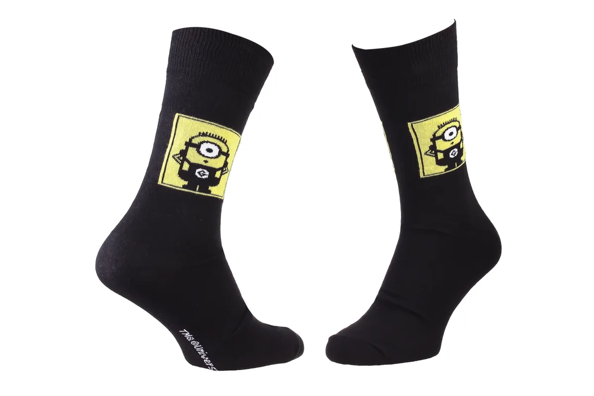 Шкарпетки MINIONS бавовна 43-46 чорні