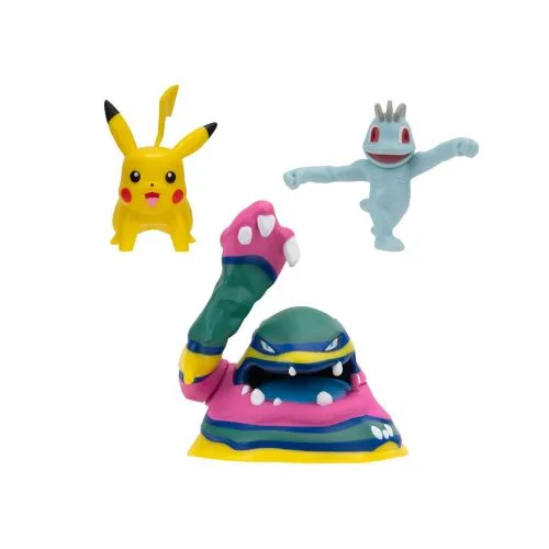 Набір ігрових фігурок Pokemon Мачоп Пікачу Алола Мак для дітей від 4 років фігурки покемонів