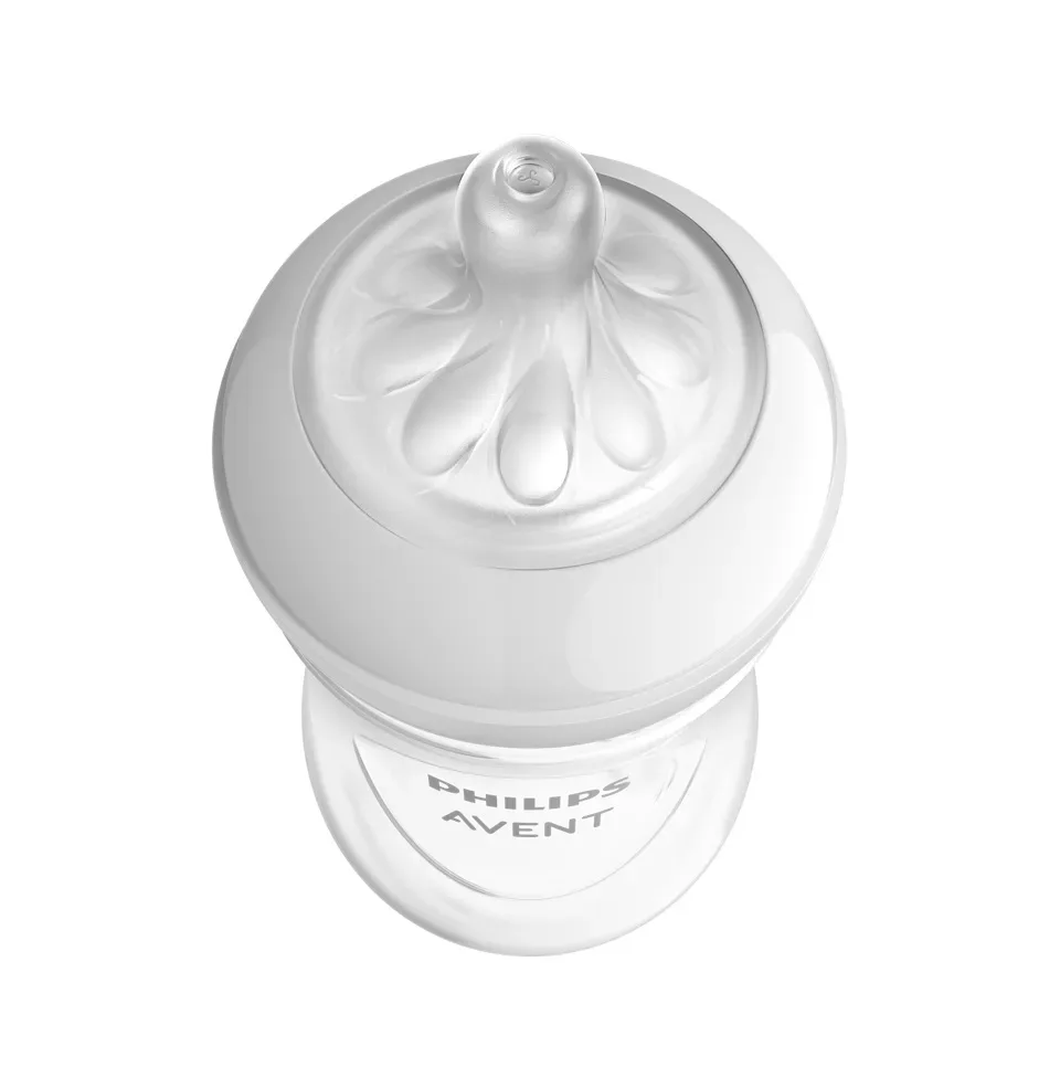 Соска Avent Natural 6міс+, силіконова, Природний потік, для густої їжі, 2шт
