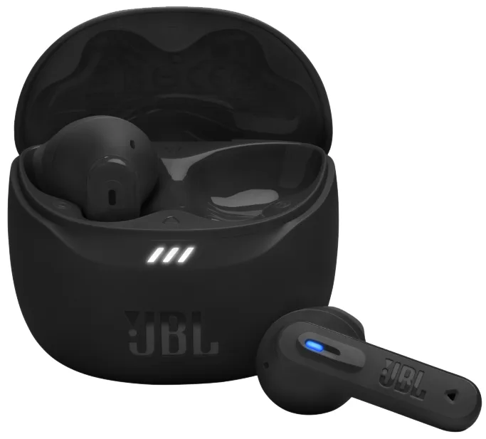 Гарнітура JBL вкладиші пластикові чорні Bluetooth 5.3 з активним шумозаглушенням