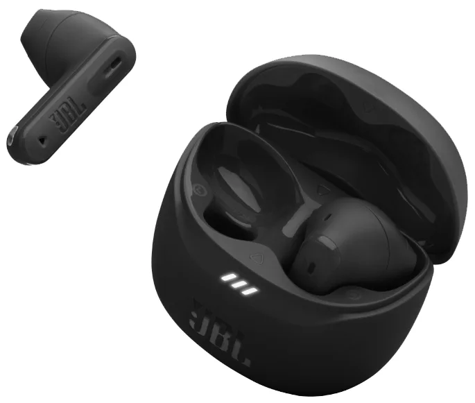 Гарнітура JBL вкладиші пластикові чорні Bluetooth 5.3 з активним шумозаглушенням