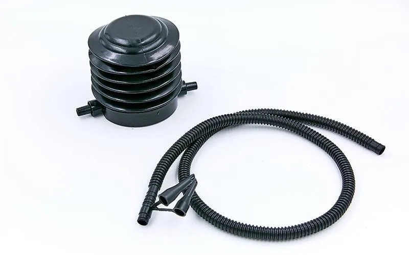 Мяч для фитнеса Active Point PVC 65 см Серый полумассажный с насосом