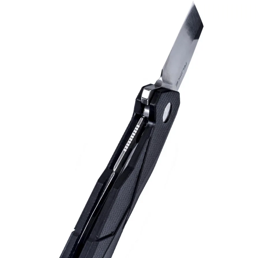 Ніж складаний Ruike сталь Sandvik 14C28N 90 мм чорний