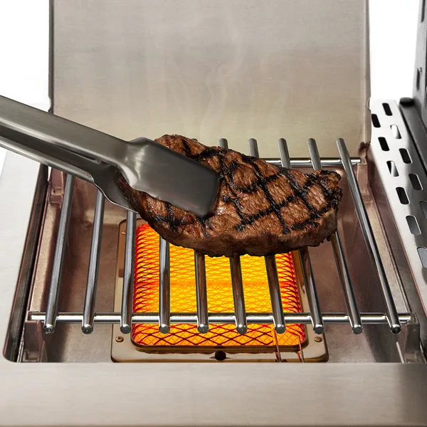 Газовий гриль Broil King нержавіюча сталь 145х63 см сріблястий