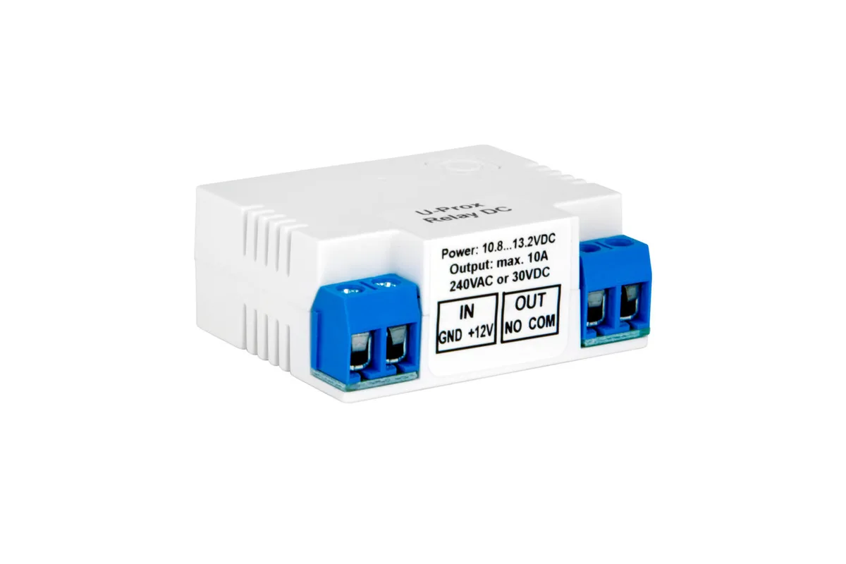 Розумне реле з сухим контактом для управління приладами U-Prox Relay DC, 10.8–14.8 VDC, 10А, бездротове