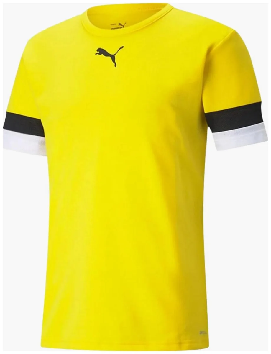 Футболка Puma 100% поліестер L жовта чоловіча для футболу